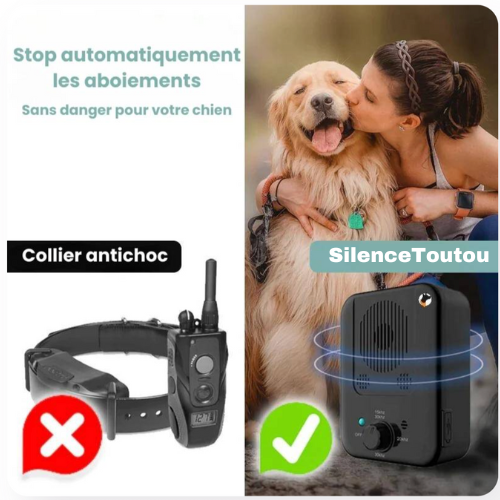 SilenceToutou - Dispositif anti-aboiement pour chien