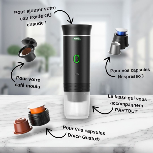 Travel Coffee - Cafetière portable autonome